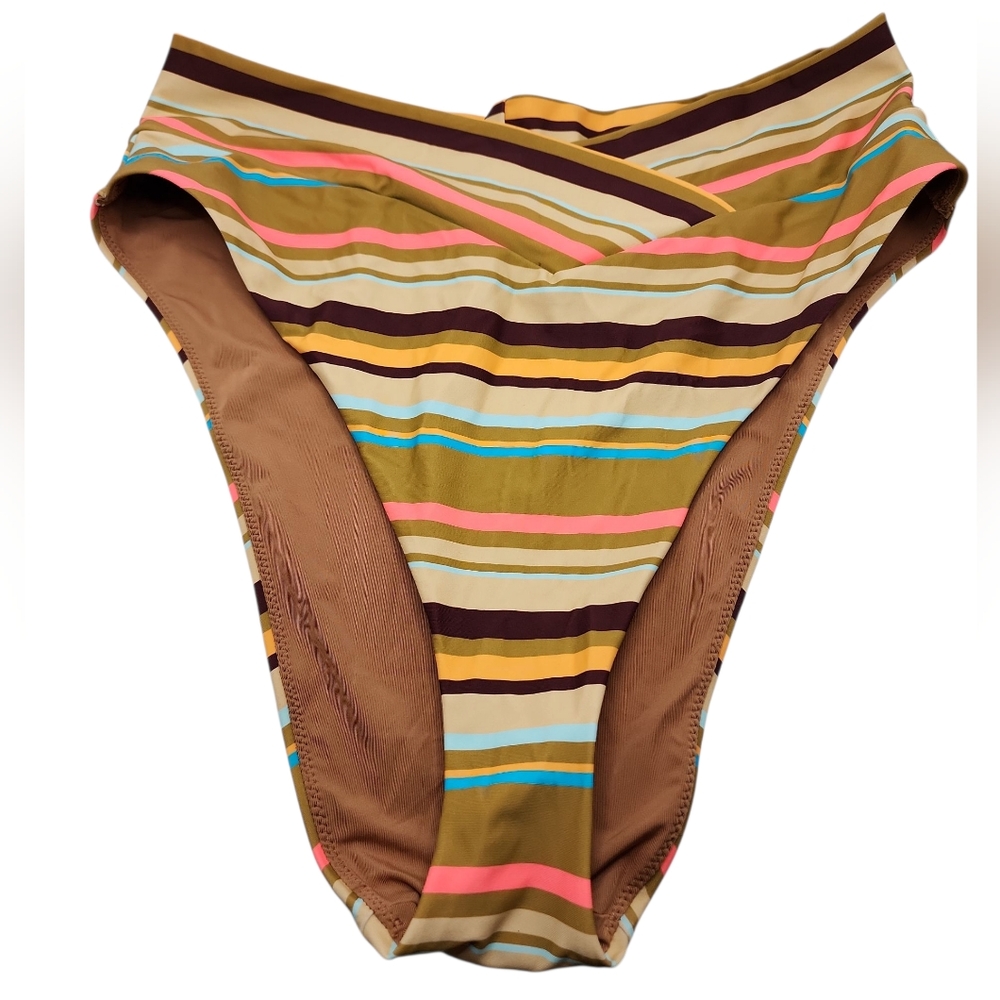 Aerie Muti Color Crossover High‎ Cut Cheeky Nwt